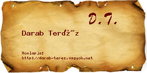 Darab Teréz névjegykártya